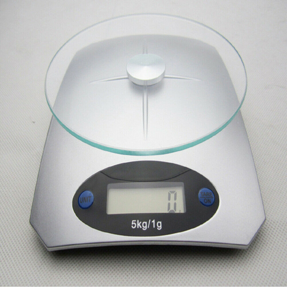 <b>Baking Glass Platform Kitchen Scale 5Kgx1g KE-5</b>