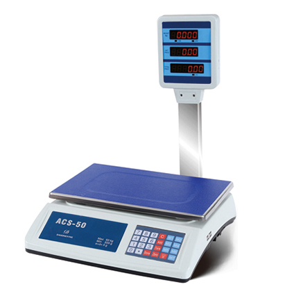 Price Computing Bench Weigh Scale Indicator 30Kgx2g ACS-818D