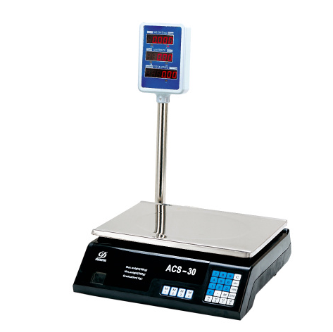 <b>LCD Pole Display Price Computing Bench Weighing Scale ACS-D1</b>