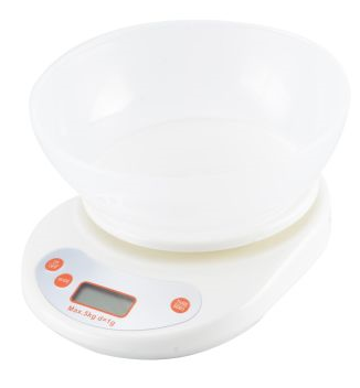 <b>Electronic Digital Bowl Kitchen Weighing Scale 5Kgx1g KE-1</b>
