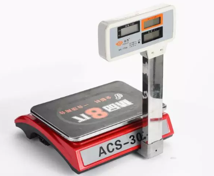 Table Top Price Computing Scale With Pole Display ACS-779D