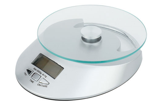 <b>Digital Compact Kitchen Food Scale with Glass Platform KE-4</b>